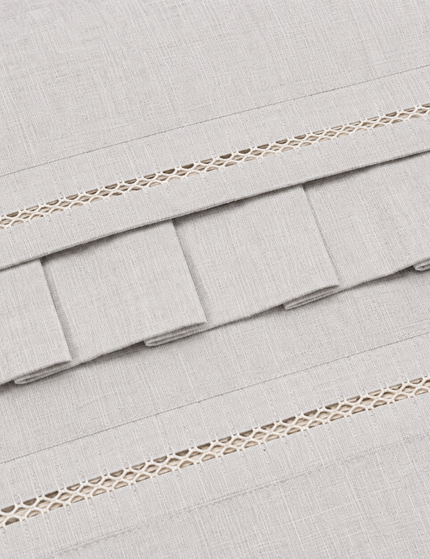 Natural Linen Flat Bed Sheet Set