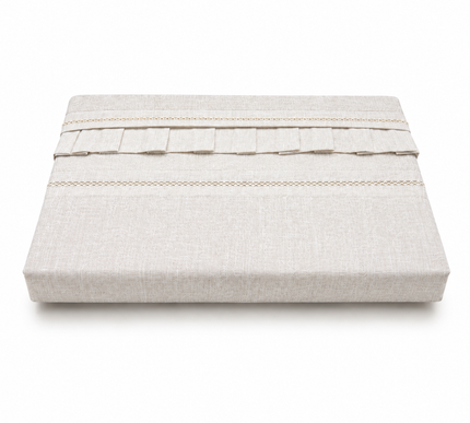 Natural Linen Flat Bed Sheet Set