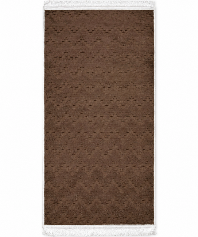 Modern Jacquard Rug Cover -Brown-/100*200Cm