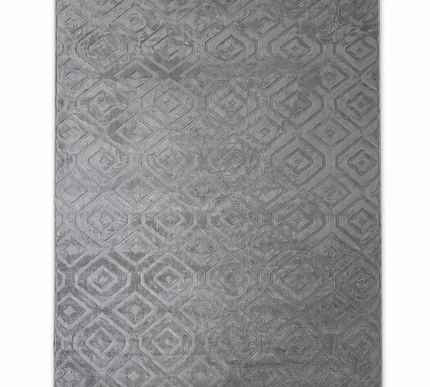 Modern Jacquard Rug Cover - Gray/190 × 280 Cm