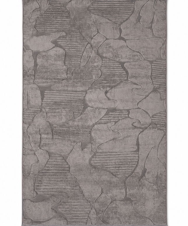 Modern Jacquard Rug Cover - Gray/190 × 280 Cm