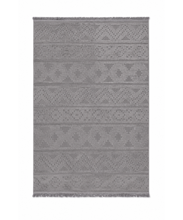 Modern Jacquard Rug Cover - Gray/190 × 280 Cm