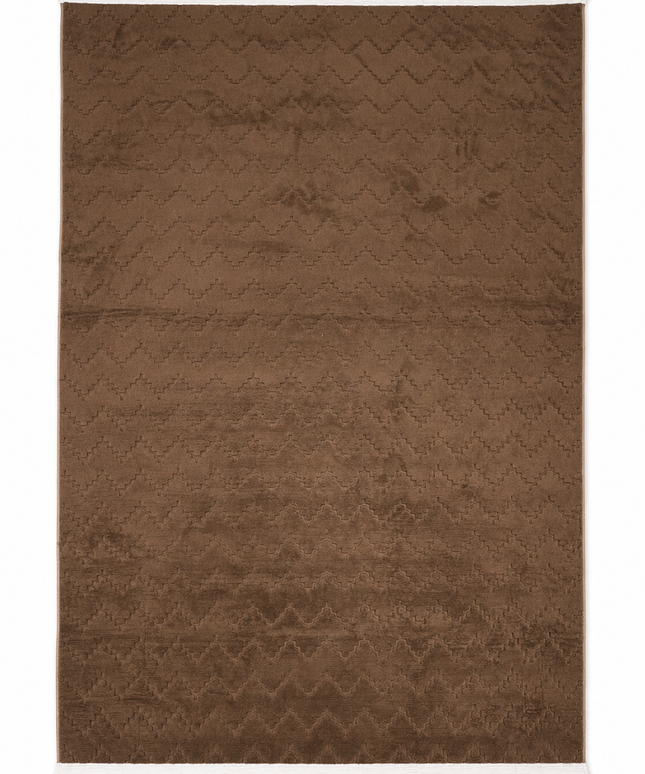 Modern Jacquard Rug Cover - Brown/190 × 280 Cm