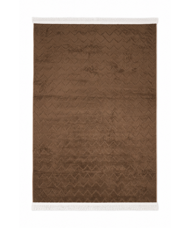 Modern Jacquard Rug Cover - Brown/190 × 280 Cm