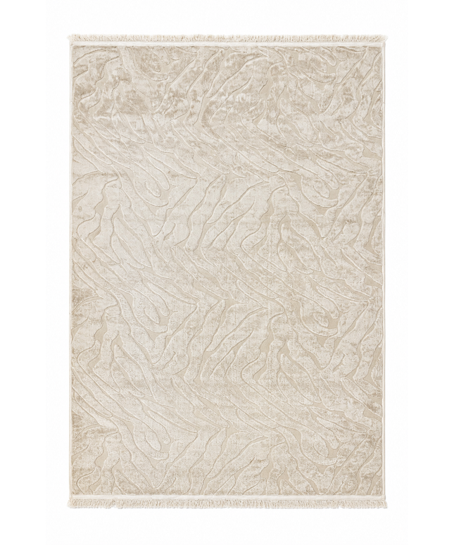 Modern Jacquard Rug Cover - Ivory/190 × 280 Cm