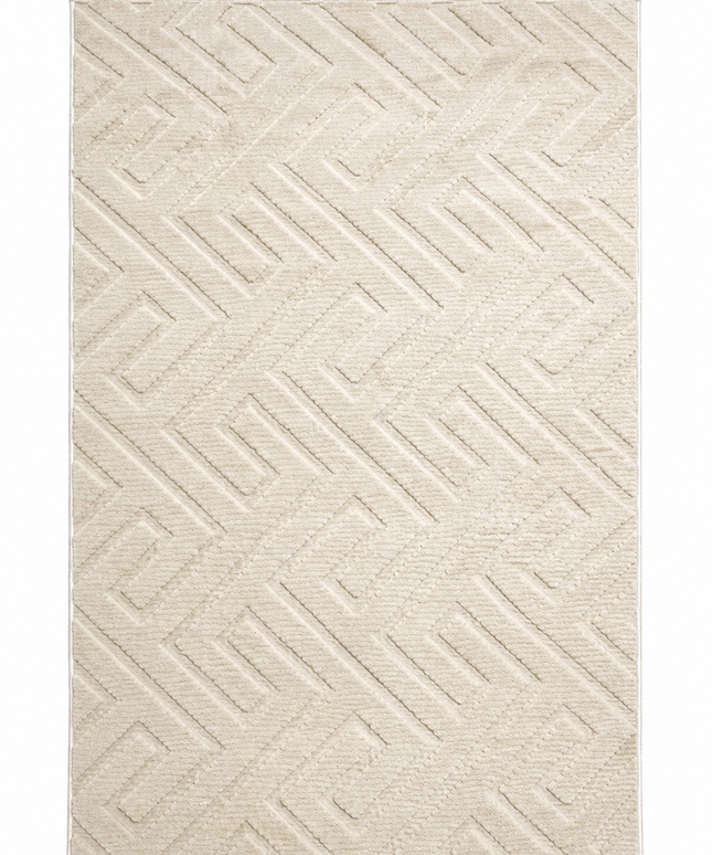 Modern Jacquard Rug Cover - Ivory-/150*230 Cm