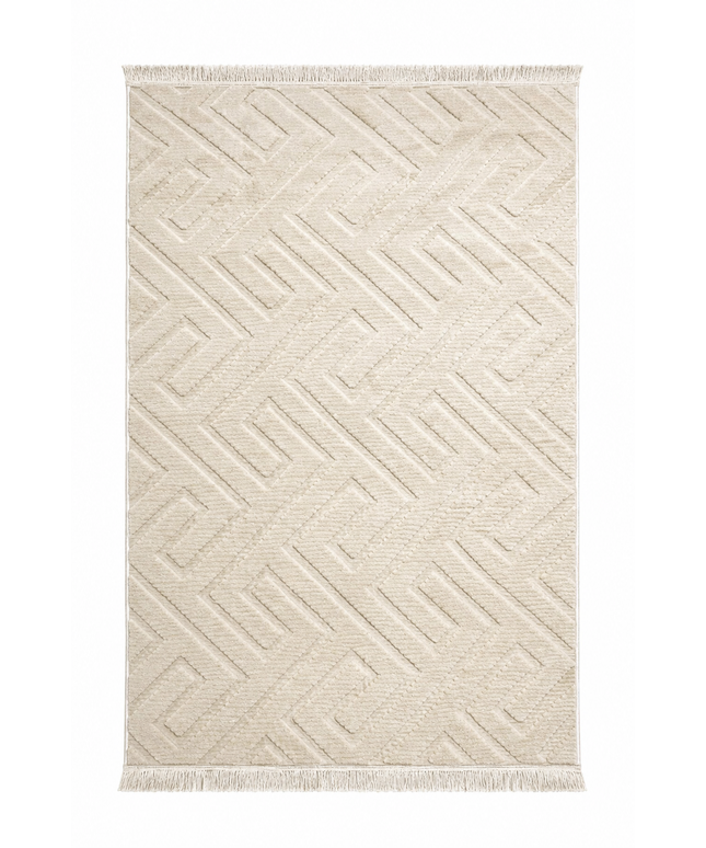 Modern Jacquard Rug Cover - Ivory-/150*230 Cm