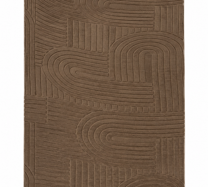 Modern Jacquard Rug Cover - Brown-/150*230Cm