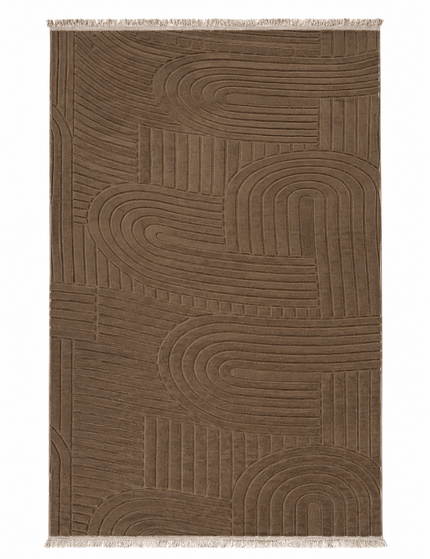 Modern Jacquard Rug Cover - Brown-/150*230Cm