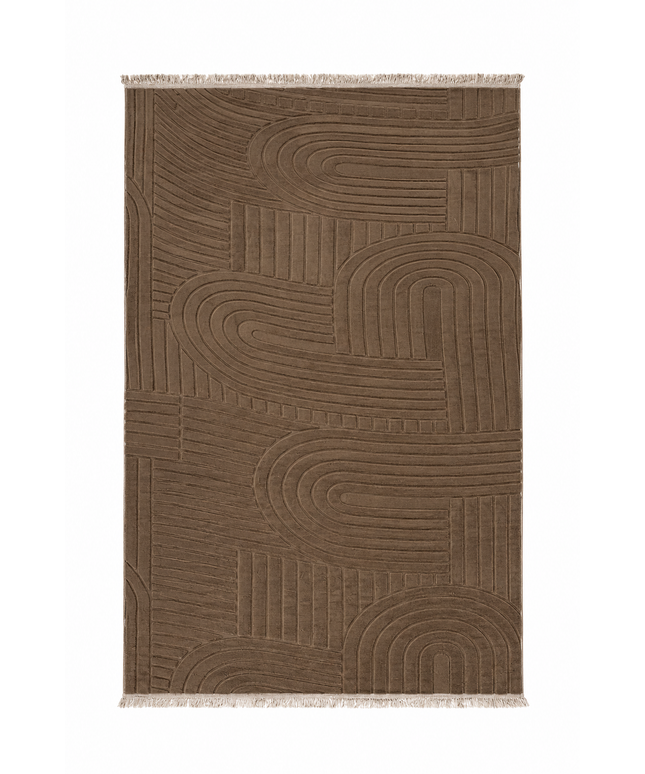 Modern Jacquard Rug Cover - Brown-/150*230Cm