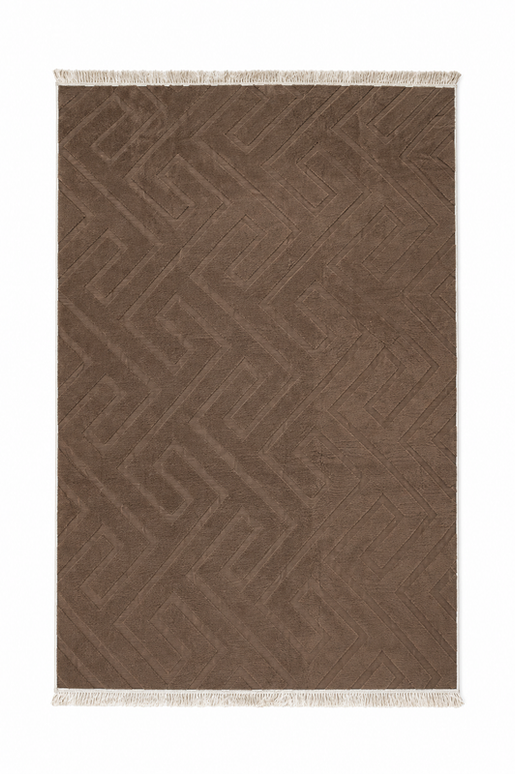 Modern Jacquard Rug Cover - Brown-/150*230Cm