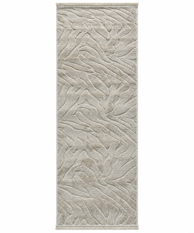 Modern Jacquard Rug Cover -Ivoy/100 × 300 Cm