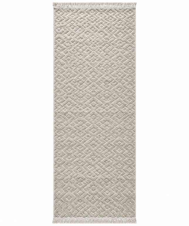 Modern Jacquard Rug Cover -Ivoy/100 × 300 Cm