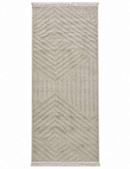 Modern Jacquard Rug Cover -Ivory/100 × 200 Cm