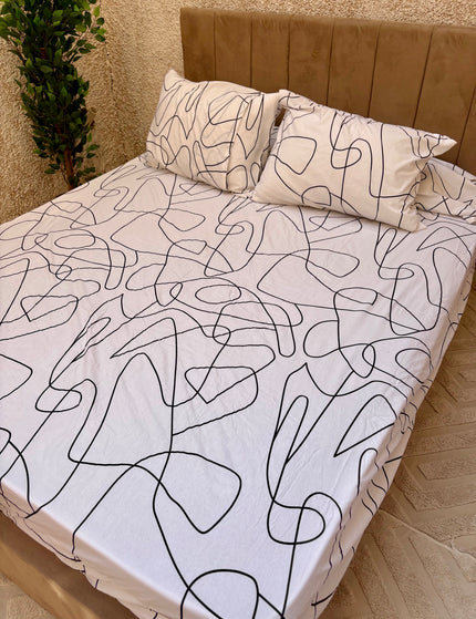 Printed Fitted Bed Sheet Set