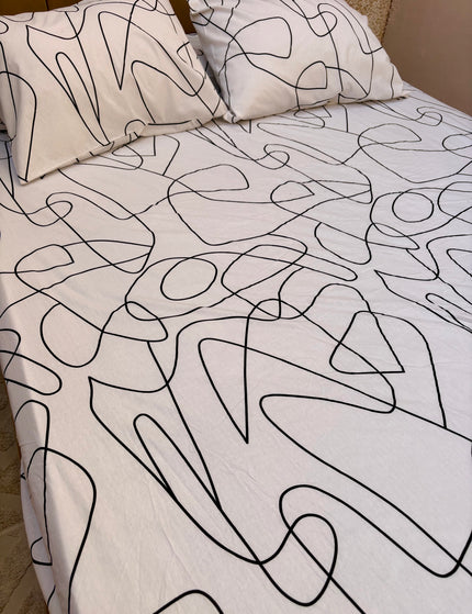 Printed Fitted Bed Sheet Set