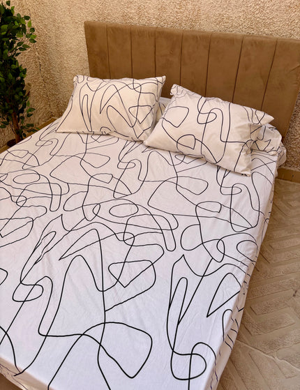 Printed Fitted Bed Sheet Set