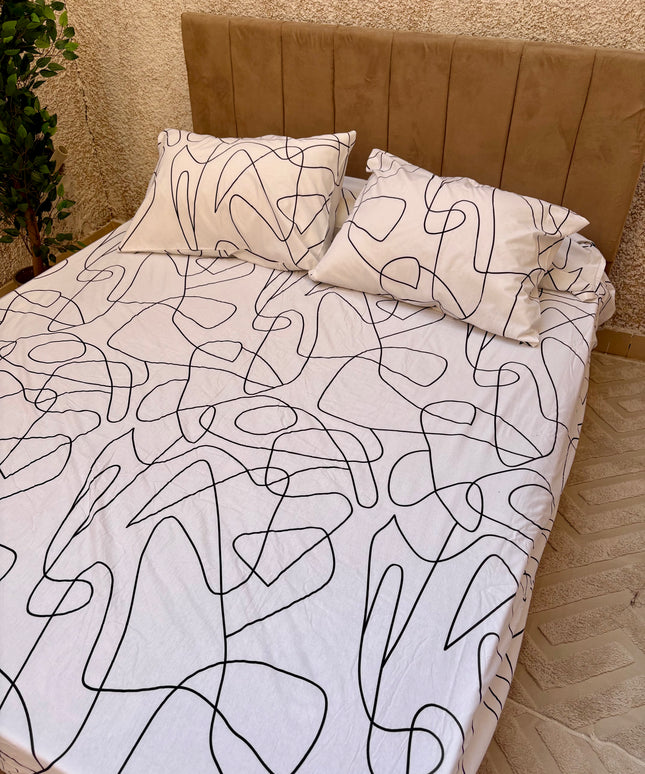 Printed Fitted Bed Sheet Set