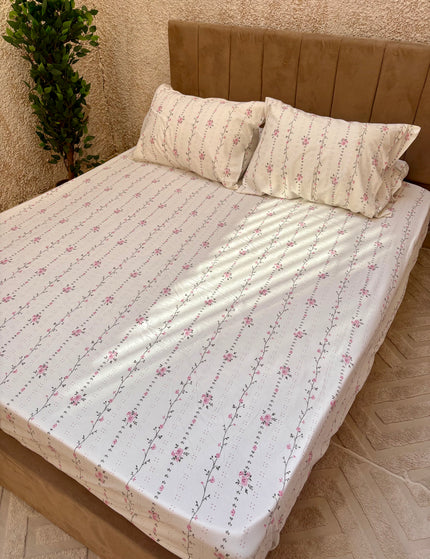 Printed Fitted Bed Sheet Set
