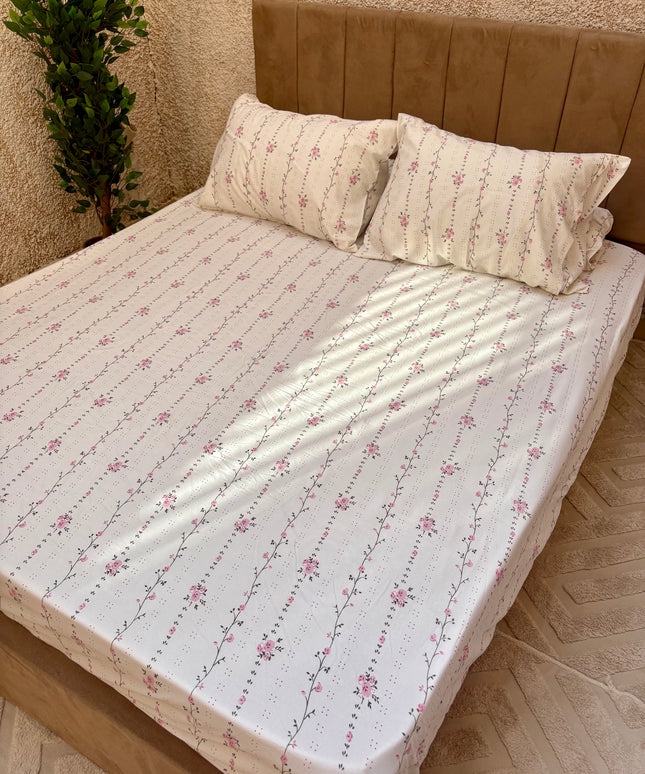Printed Fitted Bed Sheet Set