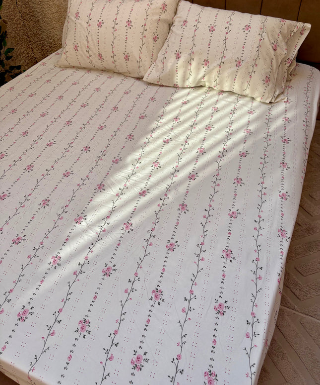 Printed Fitted Bed Sheet Set