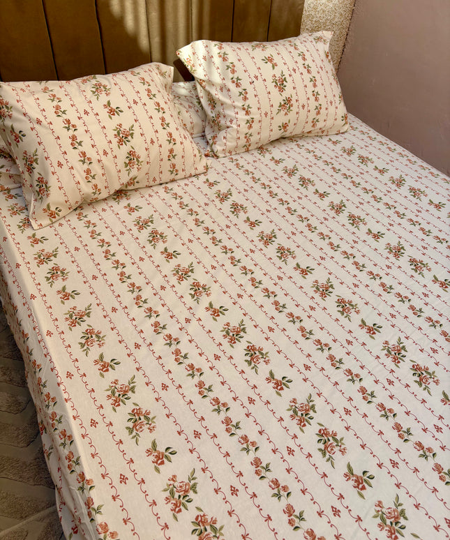 Printed Fitted Bed Sheet Set