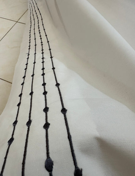 Embroidered Cotton Flat Bed Sheet Set