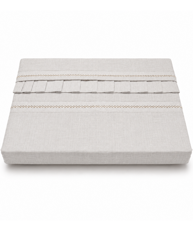 Natural Linen Flat Bed Sheet Set