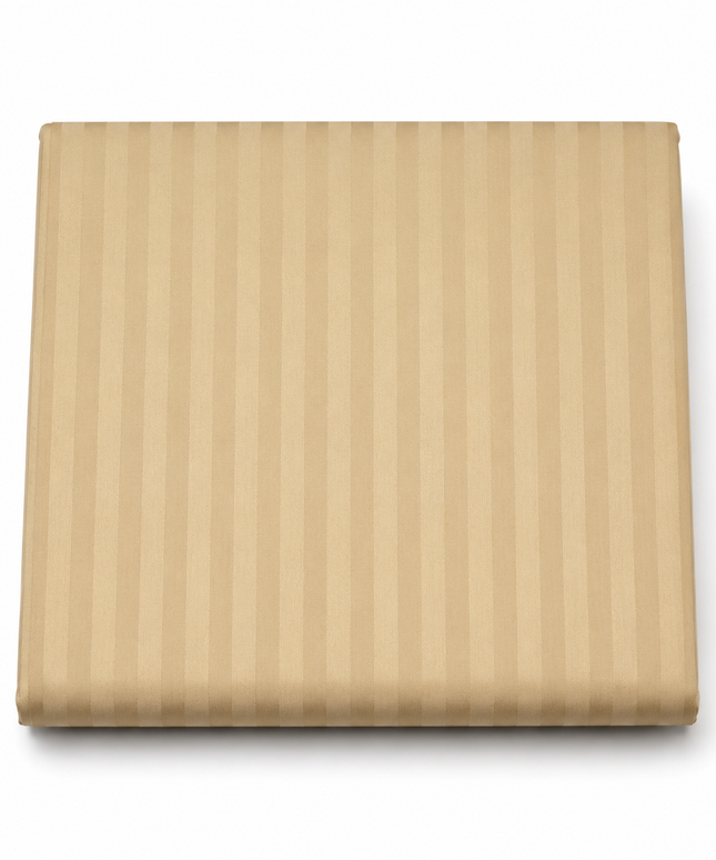 Cotton Striped Fitted Bed Sheet