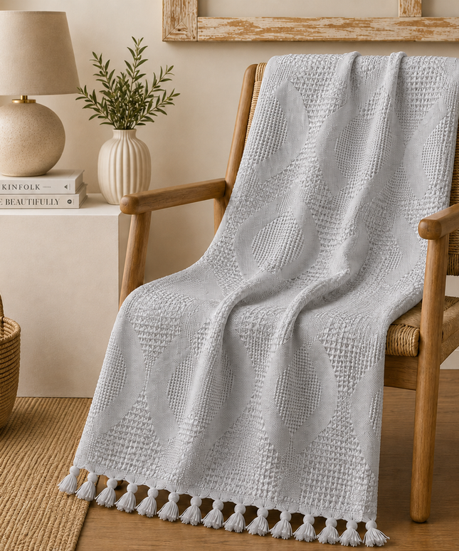 Textured  Throw Blanket
